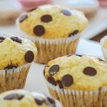 Muffins à la vanille et pépites de chocolat