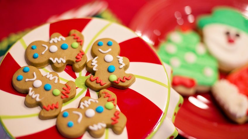 Biscuits en pain d'épices de Noël