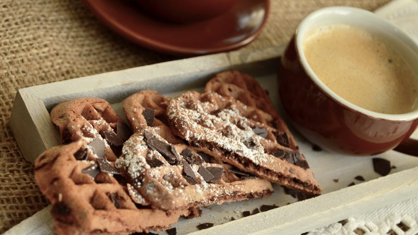 Gaufres aux pépites de chocolat