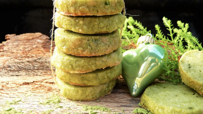 Cookies au thé vert matcha et chocolat blanc