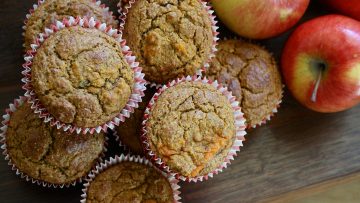 Muffins à la carotte et à la pomme