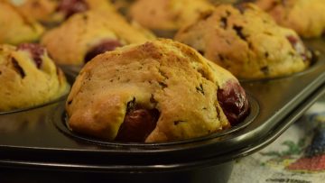 Muffins aux cerises