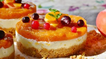 Cheesecake aux abricots