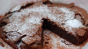 Gâteau léger au chocolat noir