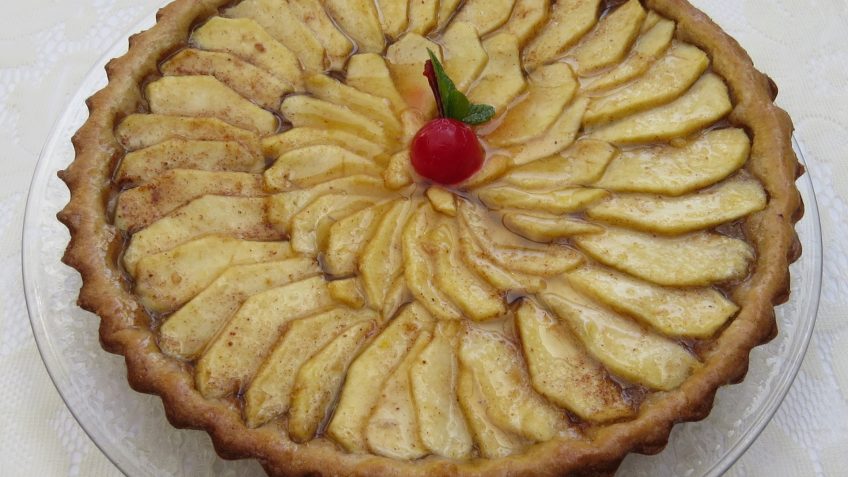 Tarte aux pommes et cannelle