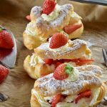 Eclairs chantilly fraises