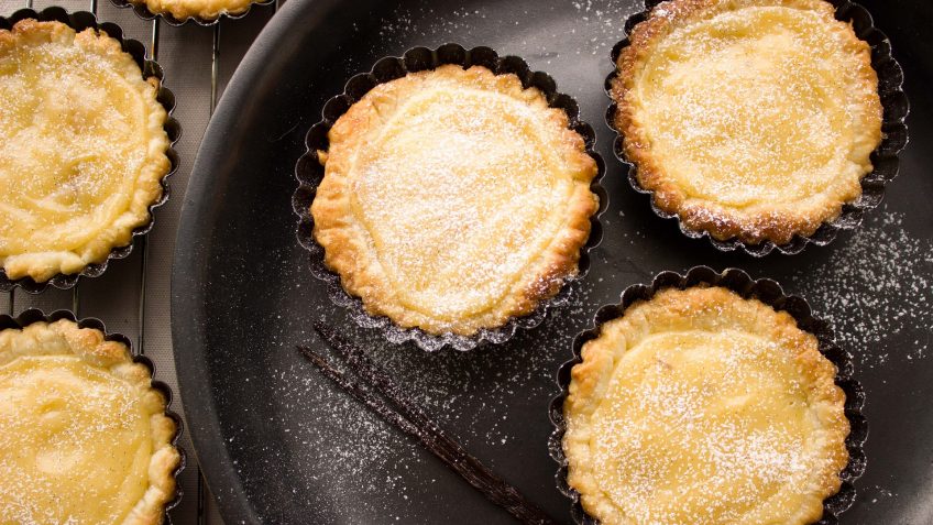 Tartelettes à la crème de vanille