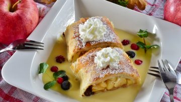 Strudel feuilleté aux pommes