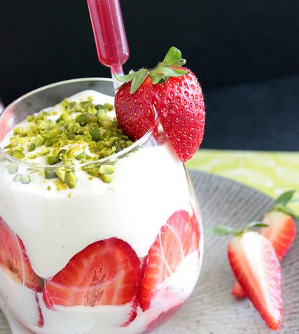 Verrine de Tiramisu aux Fraises